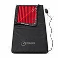 HealHue blanket on bed, evening use
