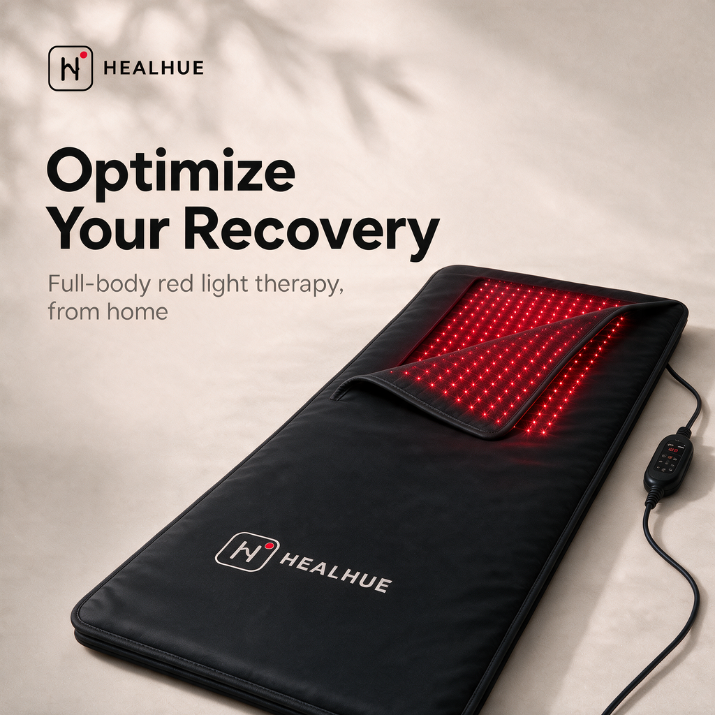 HealHue red light therapy blanket — optimize your recovery